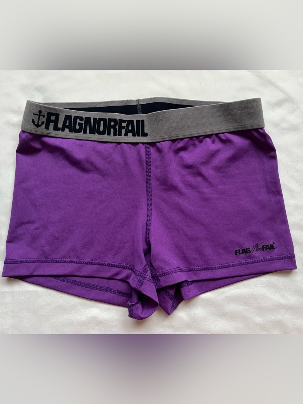 Flag Nor Fail Purple Booty Shorts